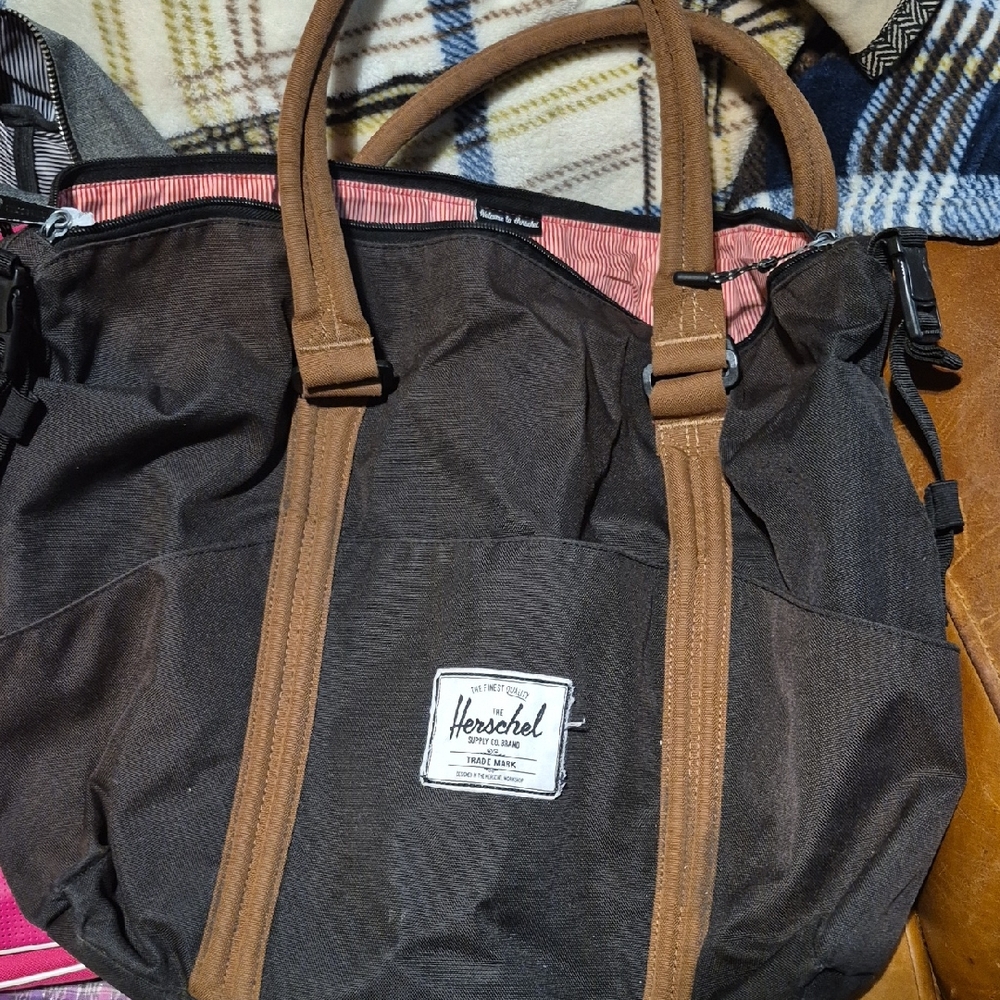 Black and Brown Men's Bag